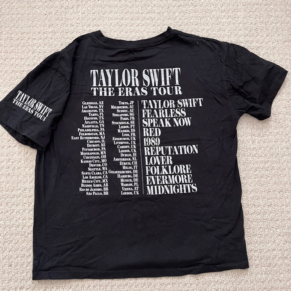 Taylor Swift Eras Tour Graphic T-Shirt - Picture 3 of 3